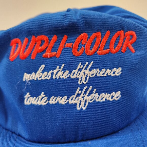 Debco Bag Distributors Dupli-Color Baseball Hat Blue Canvas One Size - Picture 2 of 8